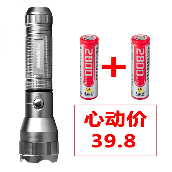 후레쉬 숲 범 slh535강력한빛 손전등 충전식 매우밝음 방수 미니 가정용 라이딩 사냥 원거리 led, T03-스탠다드+리필 배터리+차량용프레임+좌식충전