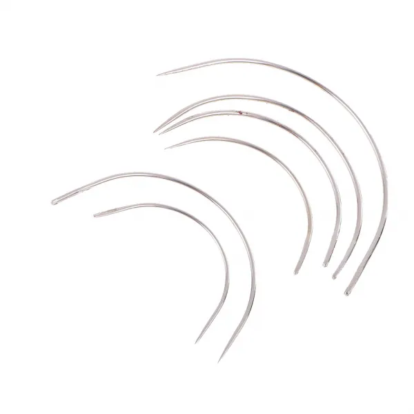 Zeyuan 장식품 바늘 바느질 키트 바느질 도구 실버 스테인레스 스틸