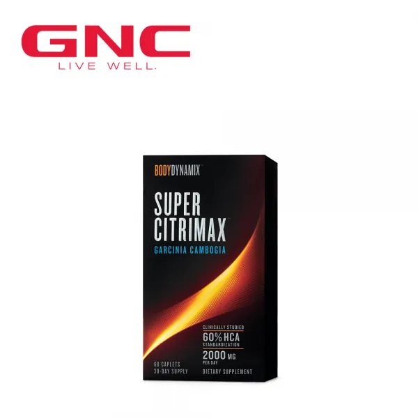 GNC 바디 다이나믹스 수퍼 시트리맥스 가르시아나 캄보지아 60정BODYDYNAMIX SUPER CITRIMAX GARCINIA CAMBOGIA, 1개