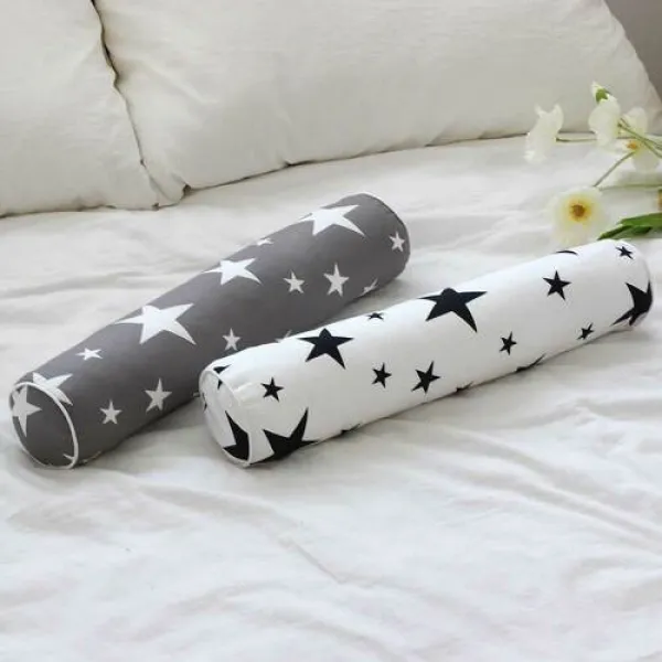 한잠푹 경추목베개 바이오칩 단단한 숙면 빨대베개, 안개꽃 핑크