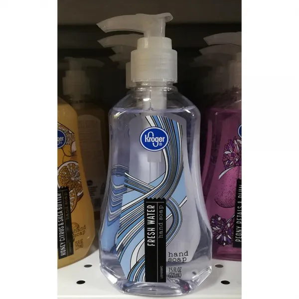 Kroger Fresh Water Hand Soap 크로거 프레시 워터 핸드소프 7.5oz(221ml), 4팩, 221ml