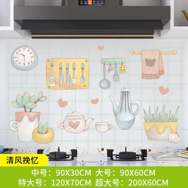Jul.19 205번 키친 오일방지 스티커 투명벽 시트 부뚜막 벽면 두껍게 코팅된 자중재 방화방수 내고온Z, 중., 맑 은 바람 이 추억 을 되찾다.