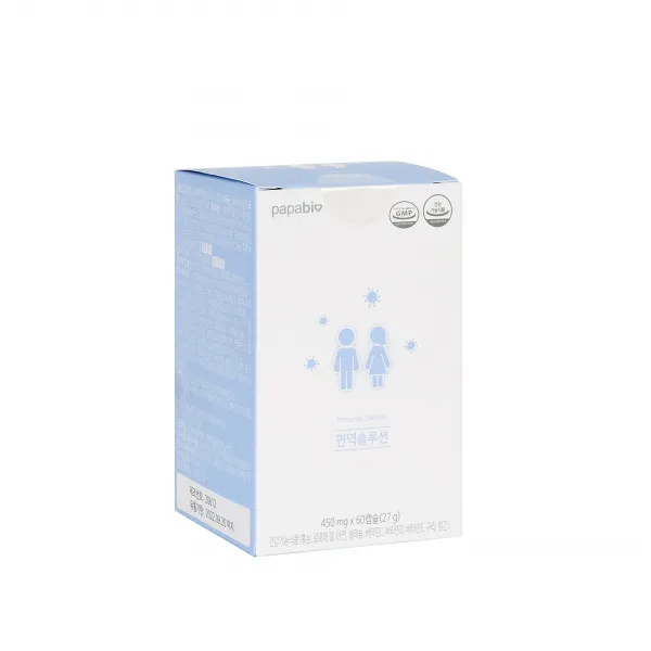 홍삼 알로에 면역력영양제 면역솔루션 종합비타민 셀레늄 미네랄 450mg X 60캡슐 1박스 1개월분 