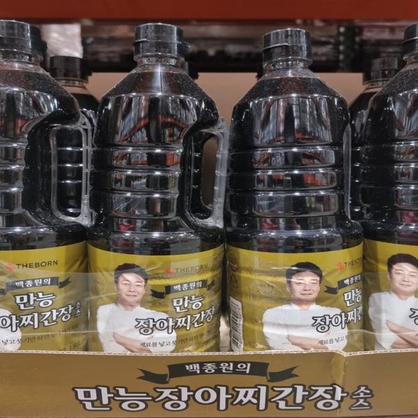 만능 장아찌 간장소스 1.8L 2통 백종원레시피 골목식당 대용량간장