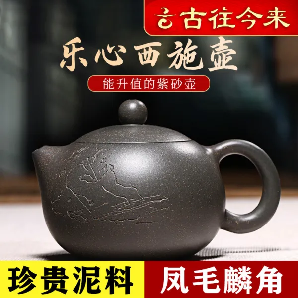 예나 지금이나 흥에 맞다 원광 수작업 스 주전자 수공 낙심서시, 국공 정홍빈