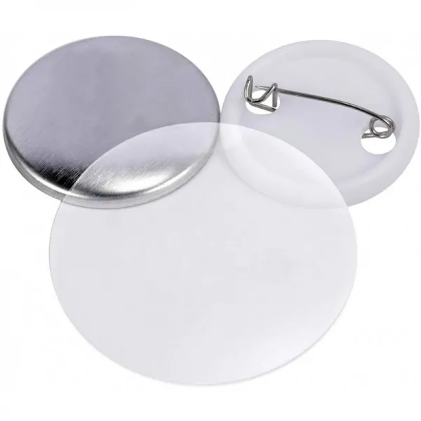 BEAMNOA 500 세트 라운드 버튼 부품 공급량 32mm/1-1/4인치(약 1-1/4인치) 버튼 메이커 기계 DIY 핀 메이커 모든 세트에는 알, 단일옵션