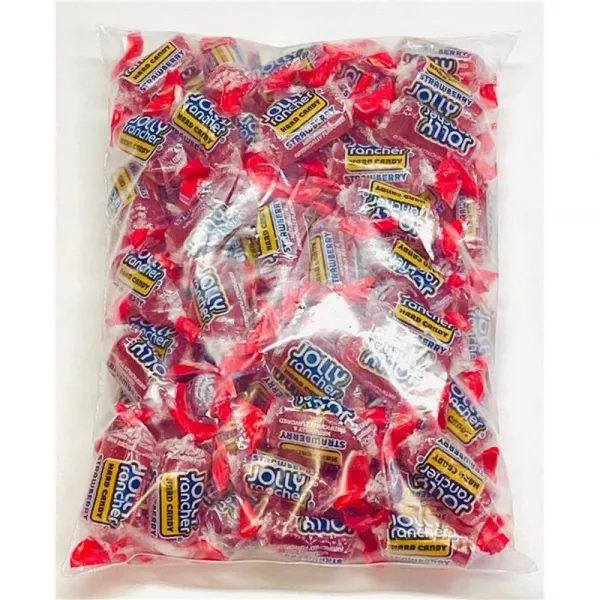 BGM 졸리 농장주 하드 캔디 1파운드 딸기 Jolly Ranchers Hard Candy 1 Pound Strawberry, 단일상품