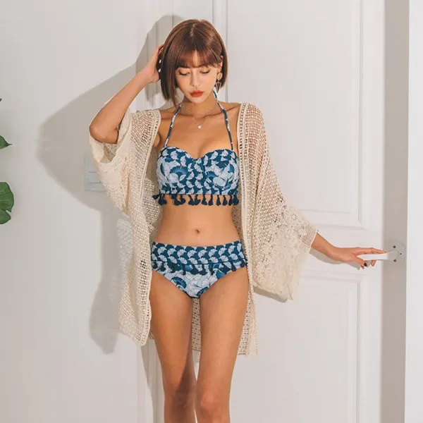 헤링본 루즈핏 시스루 여름 니트 비키니 커버업 비치웨어 바캉스룩 S114 Sx114 자뎅