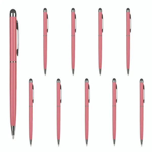 정전식 스타일러스 터치 볼펜, 핑크(10pcs)