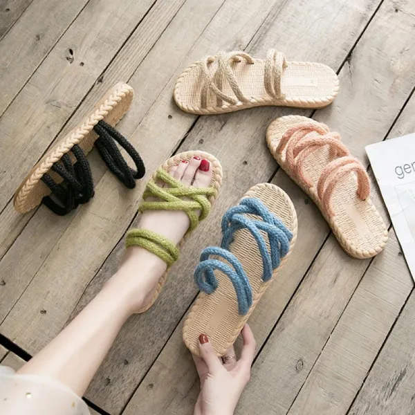 Kirahosi 스페셜 6 여름 여성 패션 실내화 여자 플랫슈즈 슬리퍼 학생 신발 86 Dazfutu