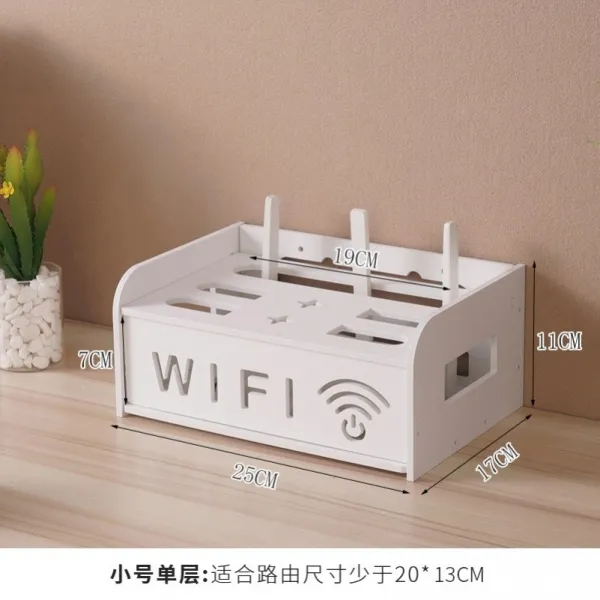 Mar.23 177번 셋톱박스 선반 착지 wifi 라우터 수납함 벽걸이 배선 고양이 무타공리선 집선상자Z, 싱글 와 이 파이 수납 함 흔적 없 음