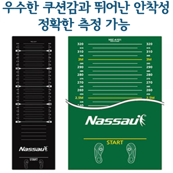 건강윤선생 기초 체력 체대입시 측정 운동 스포츠 도구 제자리 멀리뛰기 판 매트, 02-그린