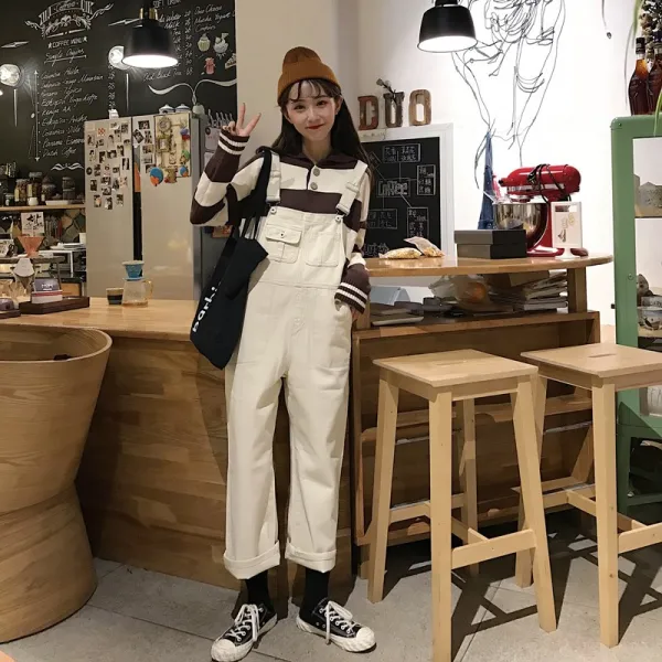 머머다 여성 멜빵 청바지 점프수트 슬림핏 오버핏13 Wls13