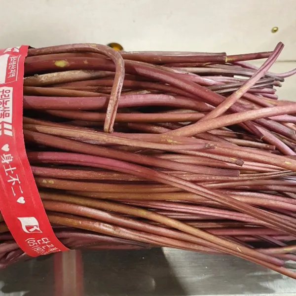 국내산 고구마순(홍줄) 고구마줄기 생고구마순, 01. 500g
