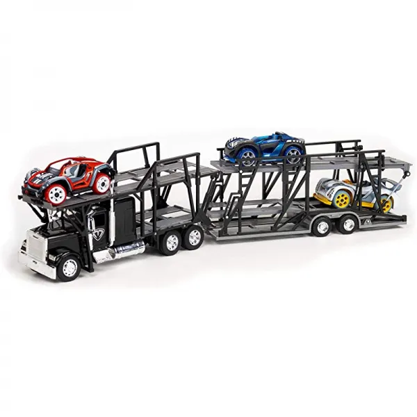 3개의 모듈형 장난감 자동차 화물 운반선 Hauler Hauls 8 장난감 차량으로 제작 가능한 줄기 교육용 장난감 자동차 장난감 5 6 7 8 9세, 상세페이지 참조