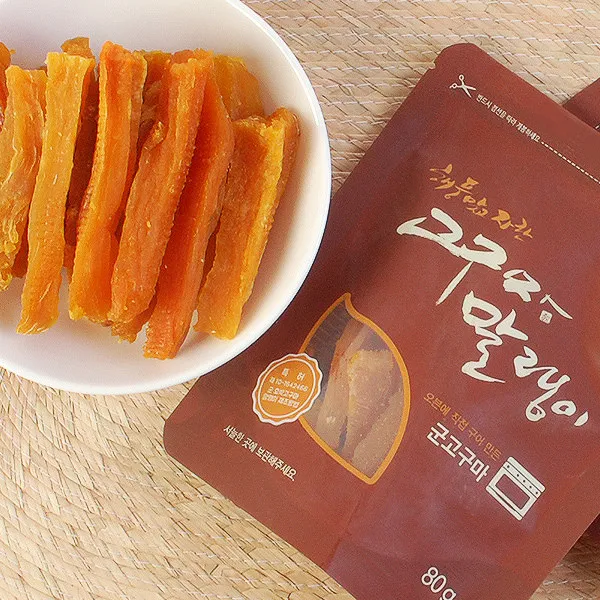  이푸룸 황토에서 자란 군고구마말랭이 10팩 팩당 60g 상세 설명 참조 상세 설명 참조