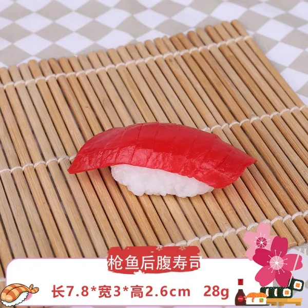 PUSHPUSH 모형 물고기 생선모형 촬영소품 초밥 모형회 연어 김밥 요리 음식 소, 에뮬레이션-참치 후복수담당하다