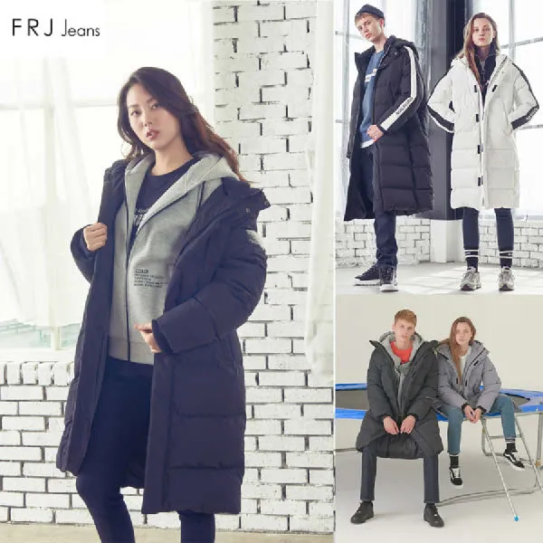  현대백화점 Frj 남여 오리털 롱패딩 3종 택1