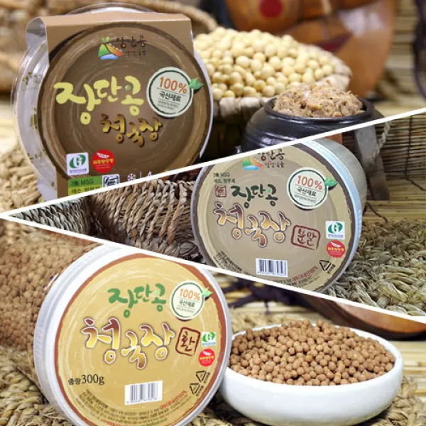파주DMZ 100%국산재료 장단콩 청국장 200g X5입+청국장분말 200g+청국장환 300g, 1box