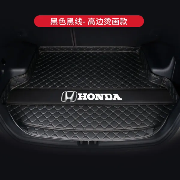 혼다 CRV 혼동리 자동차 트렁크 패드 풀포함 전용 매트 용품 두께, 블랙 블랙 라인 그림 하이 선심