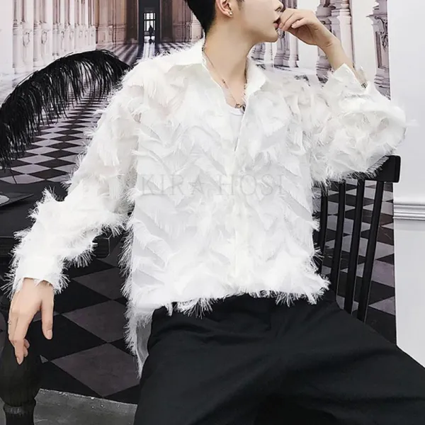 Kirahosi 남친룩 캐주얼 남성 셔츠 20대 30대 남방 긴팔 데일리 코디 310호+덧신증정 Au2zemf1
