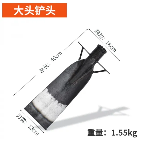 쿠키 망간강 두꺼운 새싹 뤄양 각삽 야외 나무뿌리 농용 도구 흙을 갱지 신기 철삽, 외짝 웰트 삽 헤드