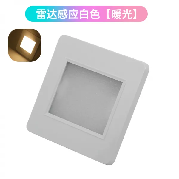 Jan.07 284번 led 야등 86형 임베디드 인체의 발등 통로계단 답보등 불빛제어 레이더감지등Z, 레이더 감지 화이트 [따뜻 한 빛]
