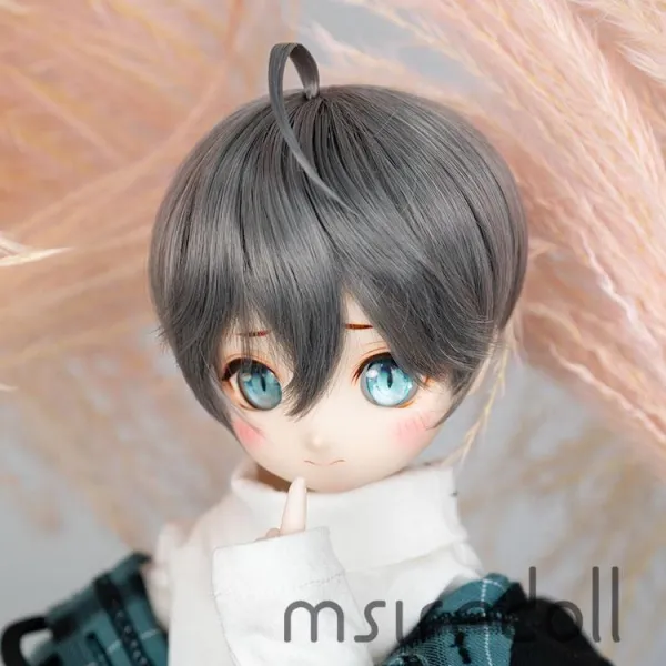 SM직구 구체관절인형sdmsdusd 가발 미소년머리 덮은머리, 금발22.5-24cm