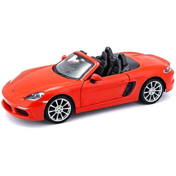 Porsche 718 Boxster Orange 1/24 Diecast Model Car By Bburago 21087, 본문참고