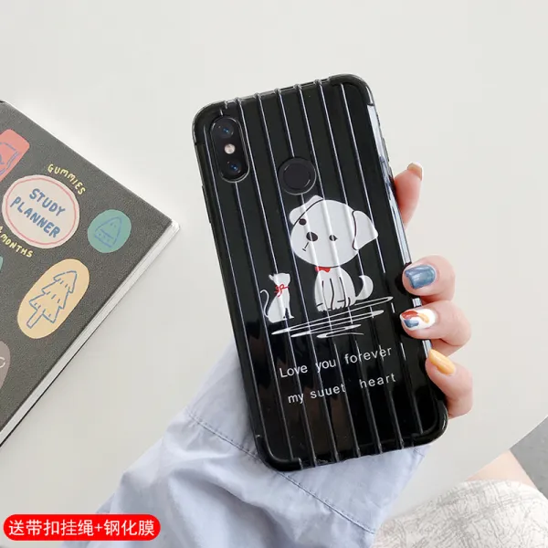 나오자 적용 트렁크 XIAOMI 똘마니 M1803E1 충격흡수 XM8 여성 유터케이스 M8메터 8보호케이스 풀팩토리