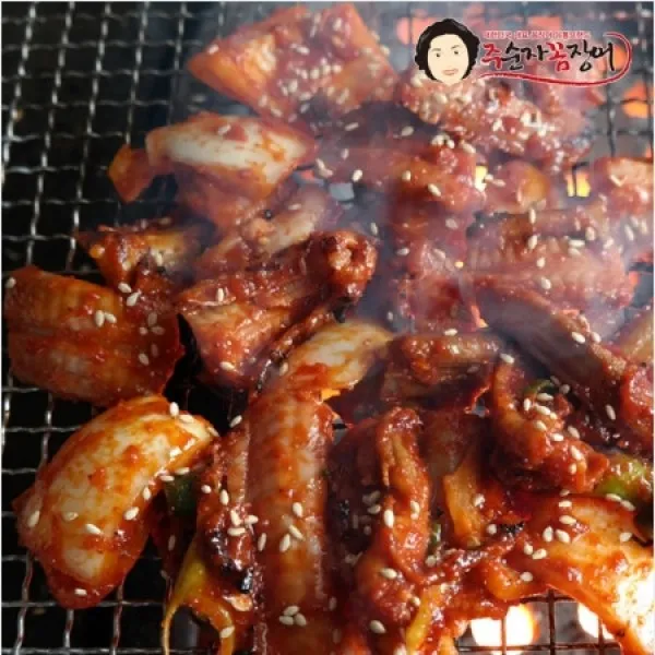 꼼장어 양념 1kg 주순자 자갈치 곰장어/반찬 장조림 단일상품