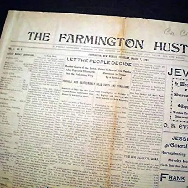 [SHmall] Arimarket Rare FARMINGTON NM San Juan 뉴 멕시코 준주 단명 1 W75 hope