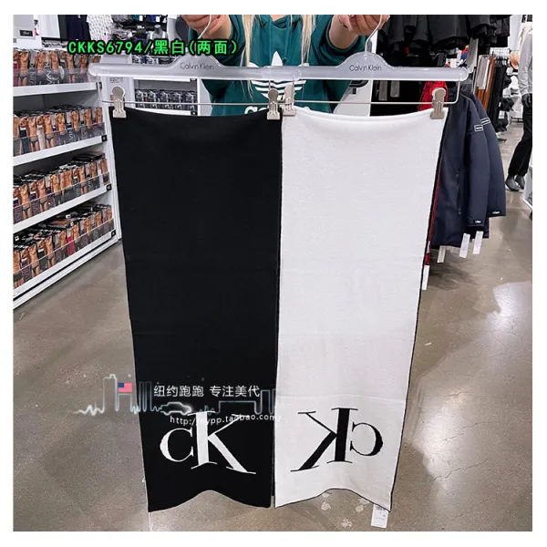 양면스카프 뉴욕 뛰어다니다 여성의류 CK 스타일리쉬 LOGO 보온 3029979408