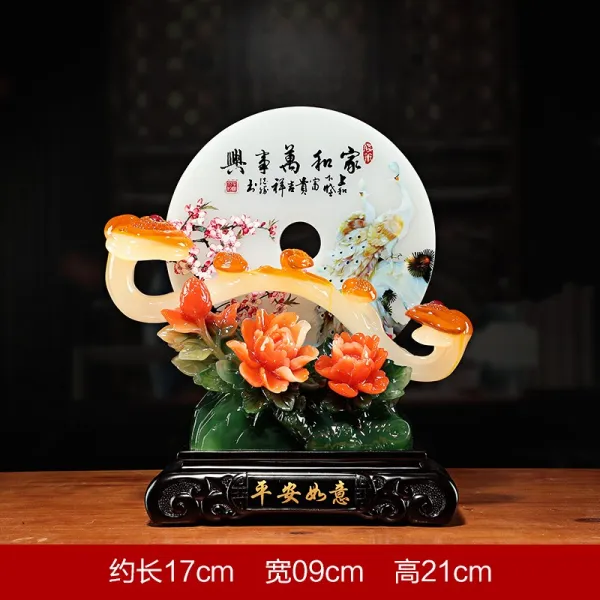 Mar.22 49번 평안 무사안일 단추 홈 거실 Tv 캐비닛 신중식 술장 장식 집들이 새집 선물z 트럼펫 과 만사 흥