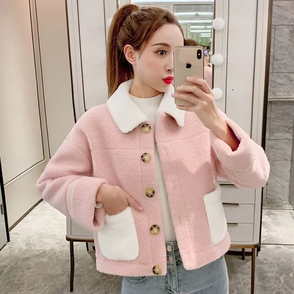 한별몰 여성 겨울 양털 후리스 자켓