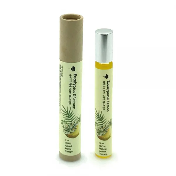 힐링팜스 펄스포인트 레몬&유칼립투스 아로마테라피, 12ml, 3개