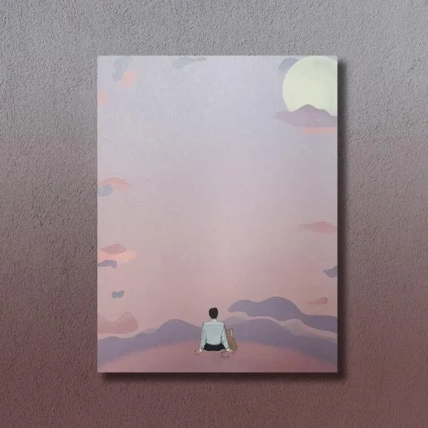 [10개 묶음]동주와 고양이 몽글몽글 달 구경 떡 메모지 DM-20713, 상품선택