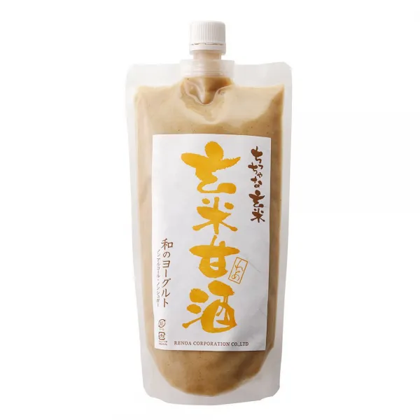 納期：8月以降　れのあの玄米甘酒 500ml 国産100％・無添加【深イイ話しの出演で話題のayaさんが愛飲する玄米甘酒】【ランキング１位】【販売累計90000本突破】 납기 : 8 월 이후 레의, 1