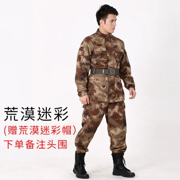 밀리 터 리 복장 노동복 신식 여름 숲 위장복 훈복 사막 위장복 내 마모 공사 장 작업복 세트 정품 밀리 터 리 위장복 세트 사막 위장복 (찍 어서 모 자 를 드 립 니 다) 165 / 92 - 96