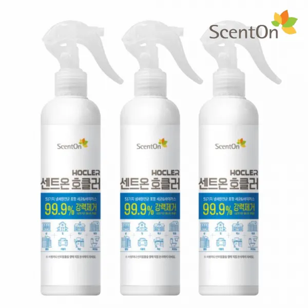 센트온 호클러 차아염소산수 세균 바이러스 무독성 살균소독제 300ml 3병