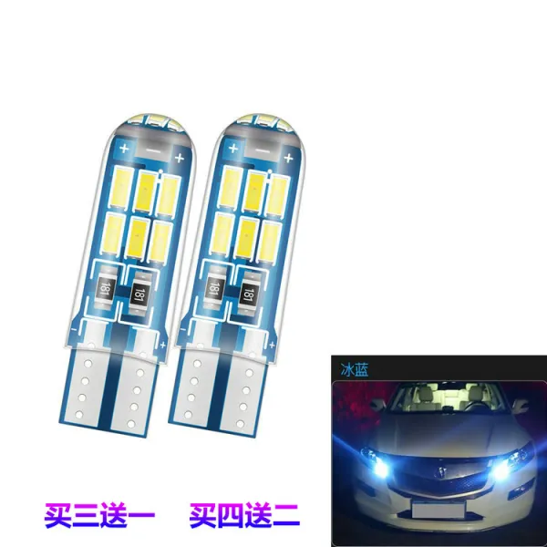 led 마이크로 라이트 적용 토요타 웨이치fs 카롤라 치현향 캠리 레이 링 t10 시 와이드, 맞장구, 내고온 아이스블루 한쌍