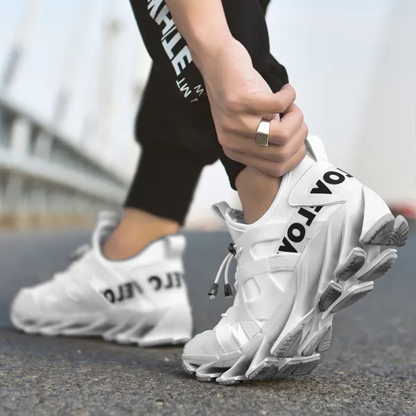 해외구매대행 남성 윙팁 스니커즈 화이트 쿠셔닝화 런닝 워킹화