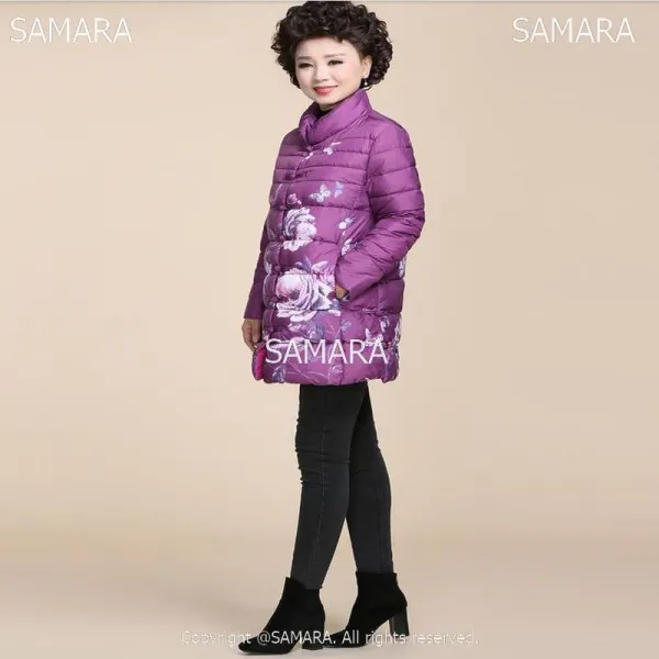 Qterra 특허브랜드 중년 어르신 여성의류 패딩 엄마옷 겨울 봄버 코트