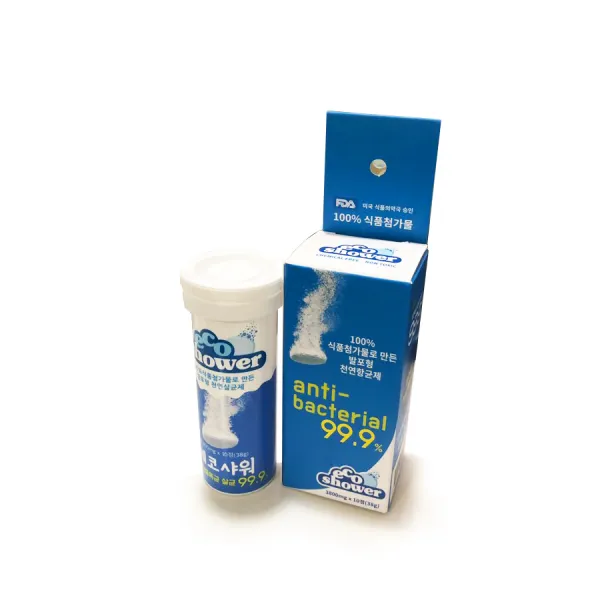 에코샤워 10정 살균제 1개 38g