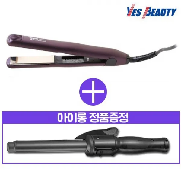 /CJ단독 증정행사/예스뷰티 블랙라벨 티타늄 쿠션매직기 YB-855 +헤어아이롱 YB-339, 상세설명 참조, 없음