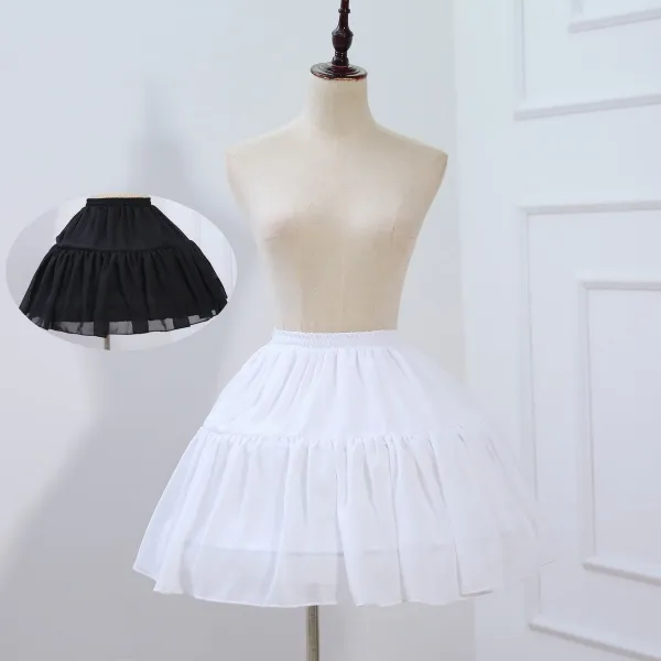 속치마 카르멘 폭력 cosplay일상 조절가능 2단 와이어 생선뼈 로리타 쉬폰 스커트