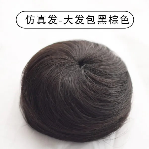 YANGGUANGNUHAI 여성 올림머리 묶음가발 44471694, 1, 모방함 크게일어나다 가방 블랙 갈색