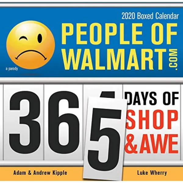 2020 People of Walmart 박스형 캘린더 : 365 일의 쇼핑 및 경외감, 단일옵션