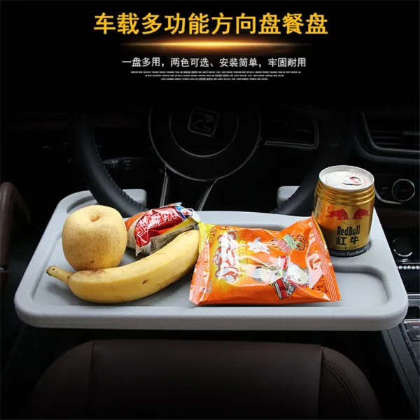 편지 8 차 재 소형 테이블 판 자동차 핸들 컴퓨터 책상 노트북 태 블 릿 카드 탁자 차 에 오 르 면 식판 테이블 서 스 펜 션 받침대 차 내부 트 레이 에 테이블 회색