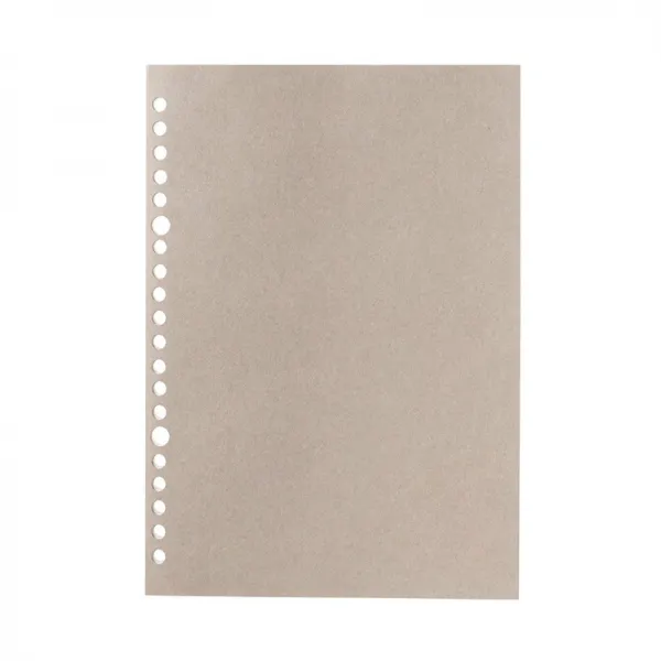 제본용지 인쇄가 없는 양품 MUJ I 가능 벗기다 으로 사용되다 의 노트북, 그레이 210mm ×148mm /20